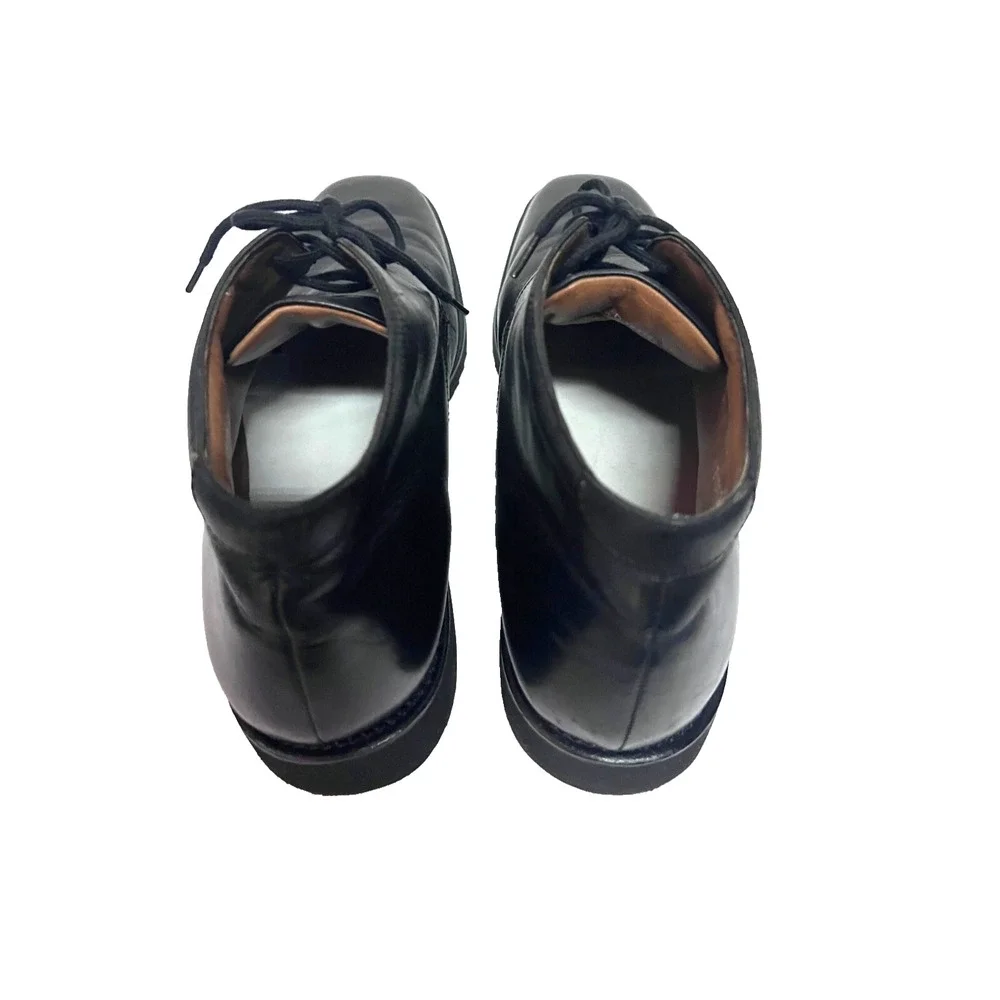Florsheim FLites Mens Chukka Ankle Boots US 10 D Black Leather Lace Up Shoes